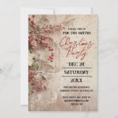 Vintage kerstfeest kaart (Voorkant)