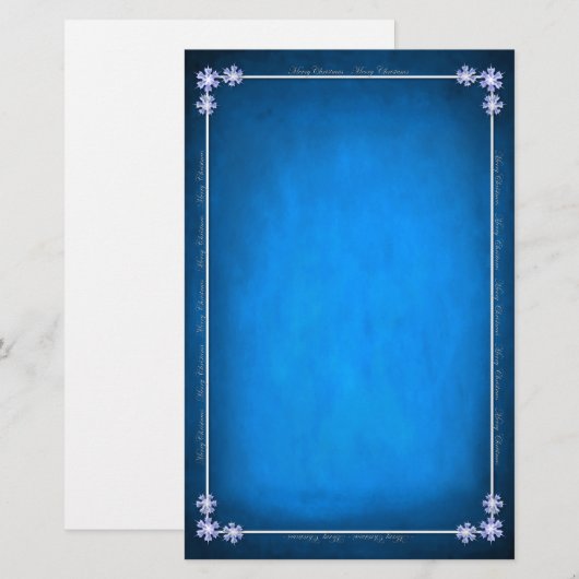 Vintage kerstfeestartikelen briefpapier (Voorkant / Achterkant)