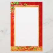 Vintage kerstfeestartikelen briefpapier (Voorkant)