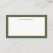 vintage kerstfeestay Angel  Visitekaartje (Achterkant)