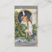 vintage kerstfeestay Angel  Visitekaartje (Voorkant)