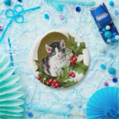 Vintage kerstfeestdag bord (Feest)