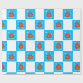 Vintage kerstfeestdag cadeaupapier (Vlak)