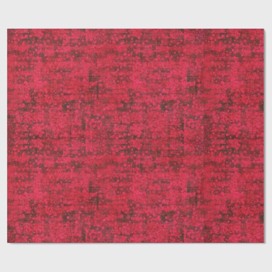 Vintage-kerstfeestdag Cadeaupapier (Vlak)