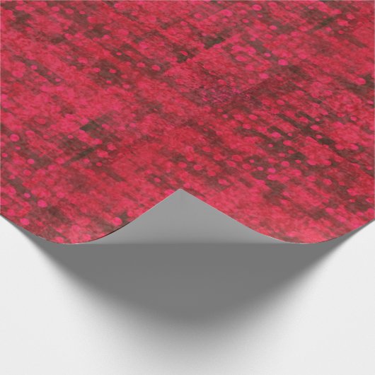 Vintage-kerstfeestdag Cadeaupapier (Hoek)