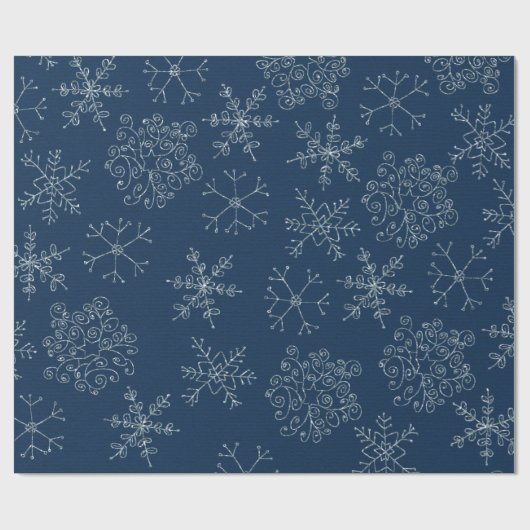 Vintage-kerstfeestdag Cadeaupapier (Vlak)