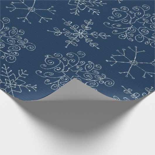 Vintage-kerstfeestdag Cadeaupapier (Hoek)