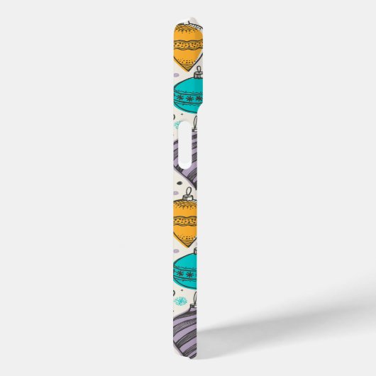 Vintage kerstfeestdag Case-Mate iPhone case (Achterkant / Rechts)