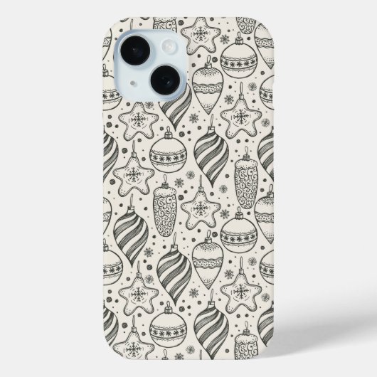 Vintage kerstfeestdag Case-Mate iPhone case (Achterkant)