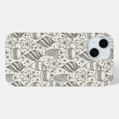 Vintage kerstfeestdag Case-Mate iPhone case (Achterkant (horizontaal))