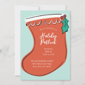 Vintage kerstfeestdag kaart (Voorkant)