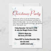 Vintage-kerstfeestdag Kaart (Achterkant)