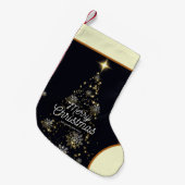 Vintage kerstfeestdag kleine kerstcadeau kerstsok (Voorkant (Hangend))