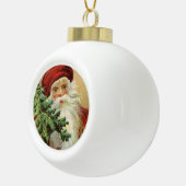 Vintage kerstfeestdag ornament Sintersneeuwflake (Rechts)