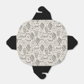 Vintage kerstfeestdag Ornamenten Bedankdoosjes (Uitgevouwen)