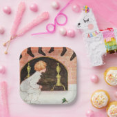 Vintage-kerstfeestdag Papieren Bordje (Feest)