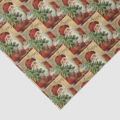 Vintage kerstfeestdag — Sinterkletsen Tissuepapier (Detail)