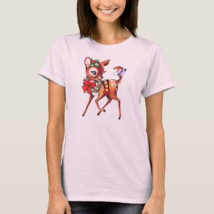 Vintage-kerstfeestdag T-shirt