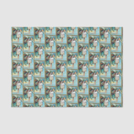 Vintage kerstfeestdag, weefsel tissuepapier