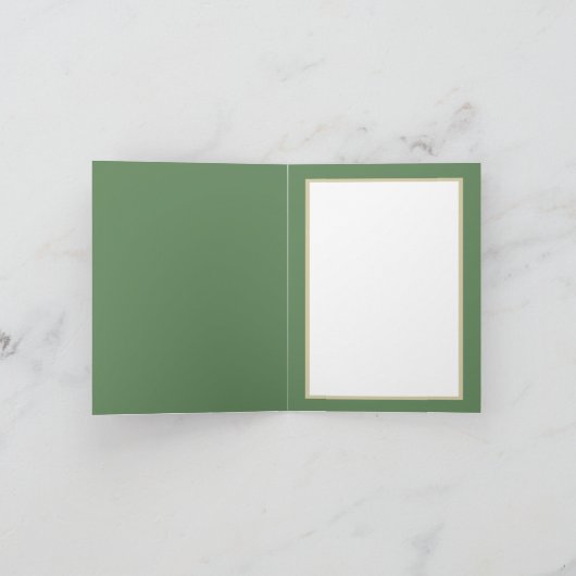 Vintage kerstfeestelijke Kaart (Binnen)