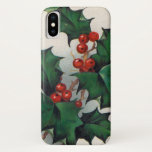 Vintage kerstfeestelijke tasje tien Case-Mate iPhone case<br><div class="desc">ontwerp op www.etsy.com/Shop/VanityFlairDesign</div>