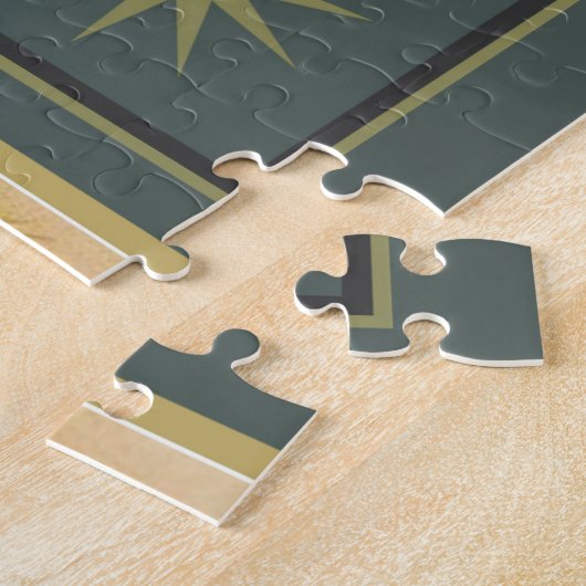 Vintage kerstfeestscène legpuzzel (Zijkant)