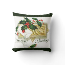 Vintage kerstgasten groet