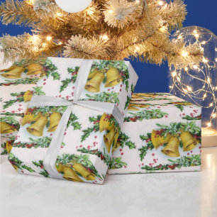 Vintage kerstgordels betegeld cadeaupapier