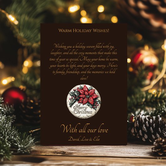 Vintage kerstgroet kerststal Kaart