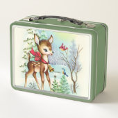 vintage-kersthert met naam (Achterkant)