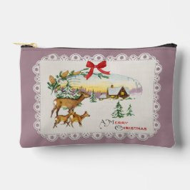 Vintage Kersthut & Herten Etui