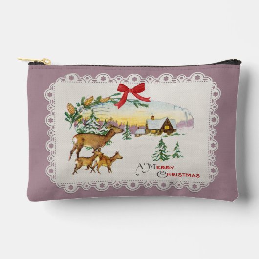 Vintage Kersthut & Herten Etui (Voorkant)