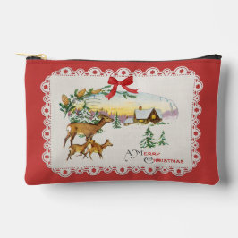 Vintage Kersthut & Herten Etui