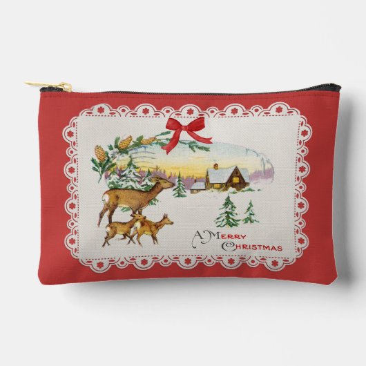 Vintage Kersthut & Herten Etui (Voorkant)