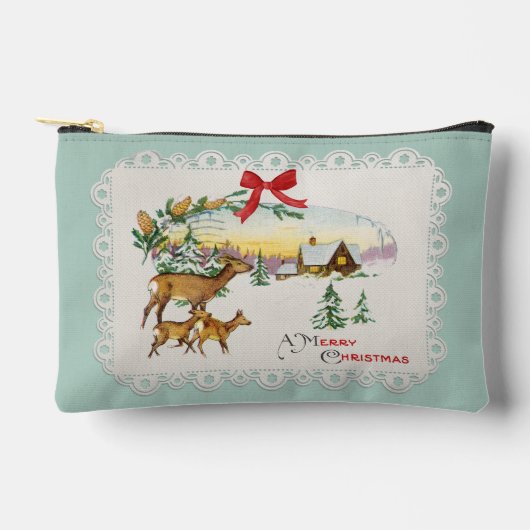 Vintage Kersthut & Herten Etui (Voorkant)