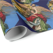 Vintage-kerstinkernen Cadeaupapier (Rol Hoek)