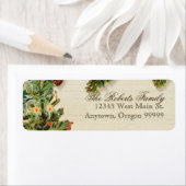 Vintage kerstinnevel - Aangepaste cadeauLabels Etiket (Insitu)