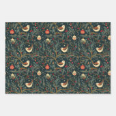 Vintage kerstinpakpapier inpakpapier vel (Voorkant)