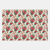 Vintage kerstinpakpapier inpakpapier vel (Voorkant 3)
