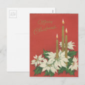 Vintage kerstkaarle Trio-Kaart Feestdagenkaart (Voorkant / Achterkant)