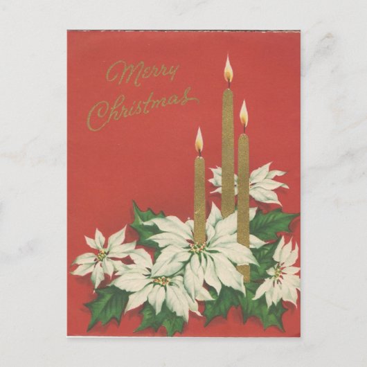 Vintage kerstkaarle Trio-Kaart Feestdagenkaart (Voorkant)