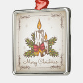  Vintage-kerstkaars Metalen Ornament (Links)