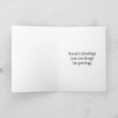 Vintage Kerstkaart #3 Feestdagen Kaart (Binnen)