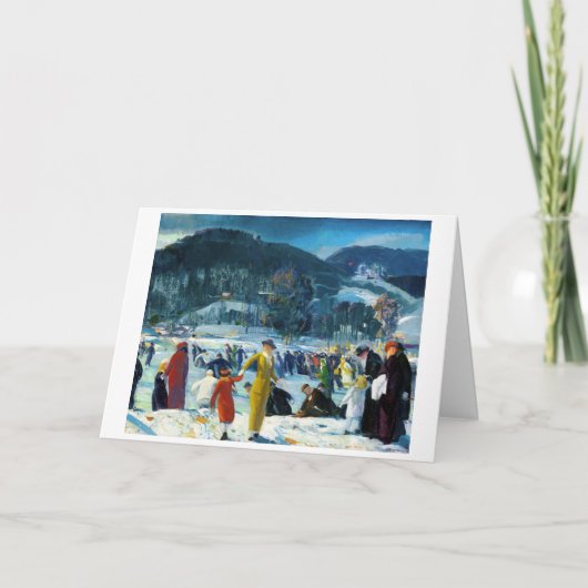 Vintage kerstkaart bedankkaart (Voorkant)