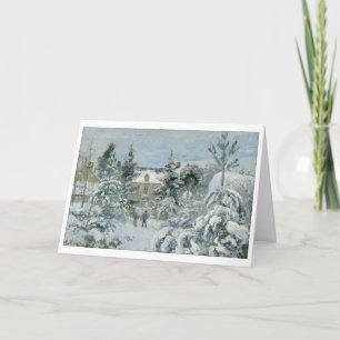 Vintage kerstkaart bedankkaart