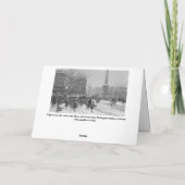 Vintage kerstkaart bedankkaart (Achterkant)