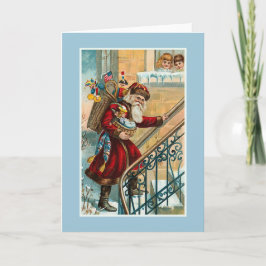 "Vintage Kerstkaart " Feestdagen Kaart