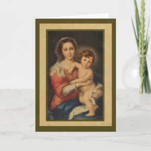 Vintage-kerstkaart Feestdagen Kaart