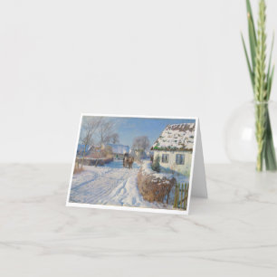 Vintage kerstkaart feestdagen kaart