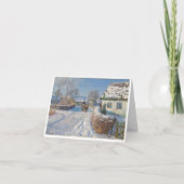 Vintage kerstkaart feestdagen kaart (Voorkant)